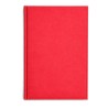 Gæstebog Rød uden linjer 14,5 x 21 cm