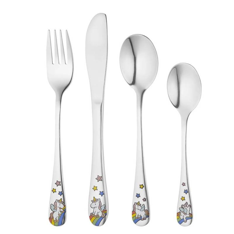 Nordahl Andersen bestik enhjørning m. emalje