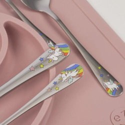 Nordahl Andersen bestik enhjørning m. emalje