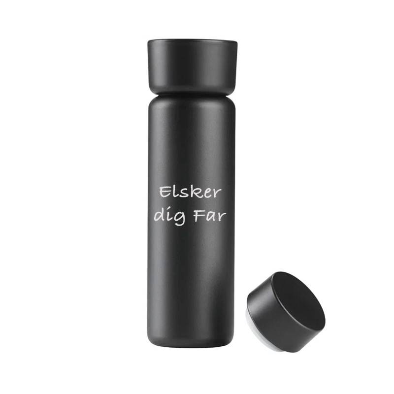 Zone Denmark Singles Termokop med to låg Dia 7,5 x 25,6 cm 650 ml Black