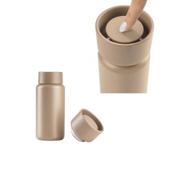 Zone Denmark Singles Termokop med to låg Dia 7,5 x 19 cm 400 ml Camel