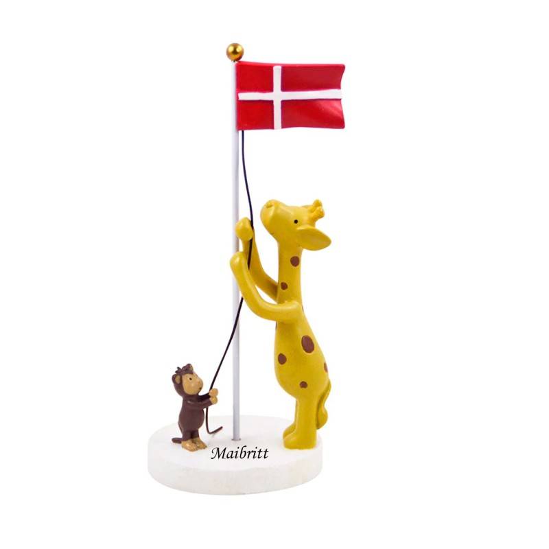Kids by friis - Bordflag, giraf og abe