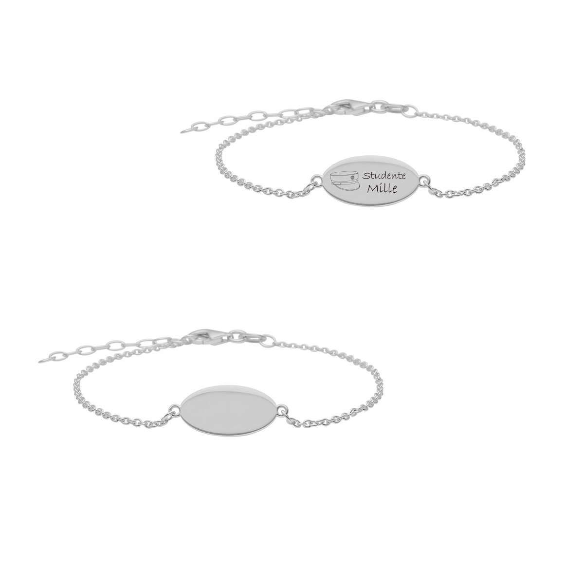 JOANLINOR - Nordahl Andersen sølv armbånd oval