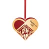 H.C. Andersen Den standhaftige tinsoldat julehjerte Lille 8 cm