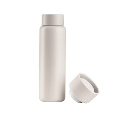 Zone Denmark Singles Termoflaske med to låg Dia 7,5 x 25,6 cm 650 ml Cream
