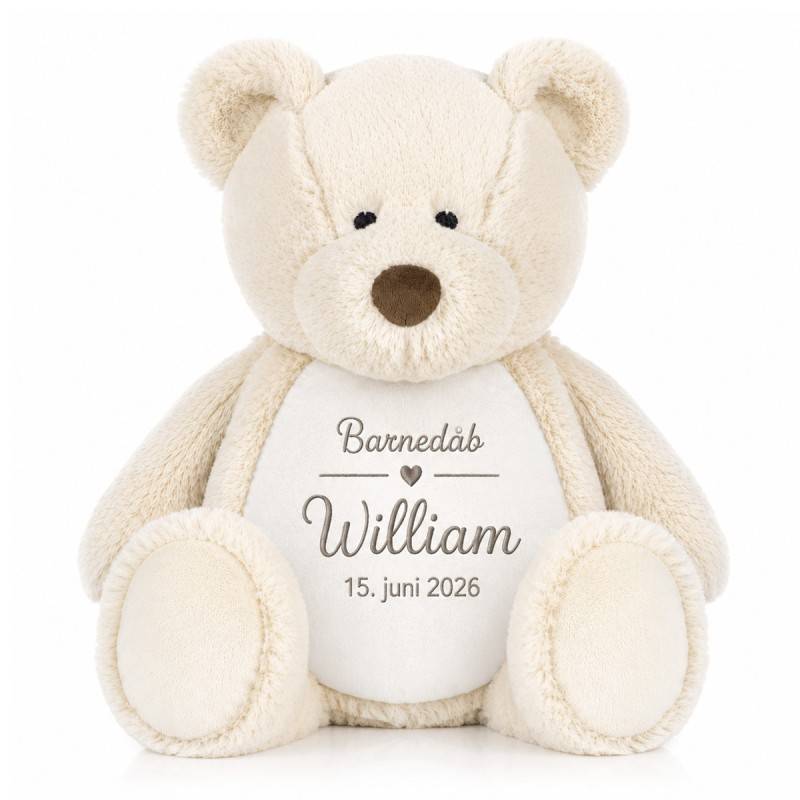 Navnebamse -Teddy Mumbles lys brun