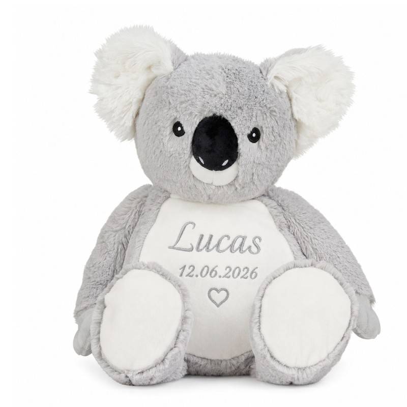 Navnebamse - grå Koala til brodering