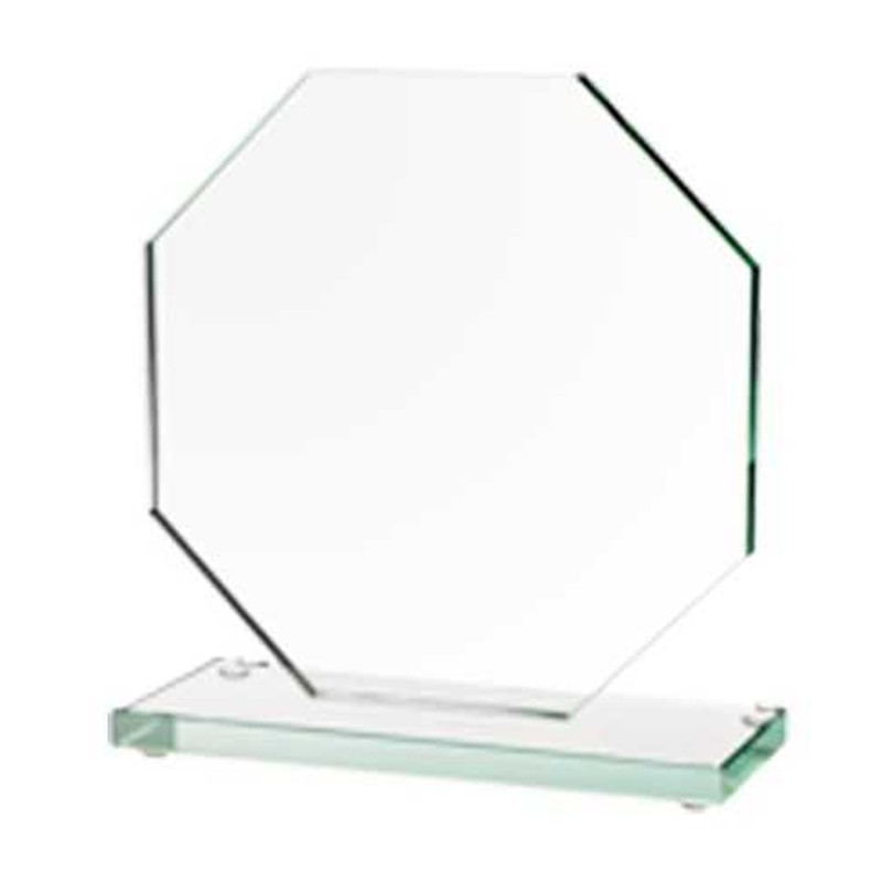 Billede af Pokal glas oktagon stor 20 x 20 cm