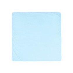 Broderede tæppe 74 x 74 cm blå
