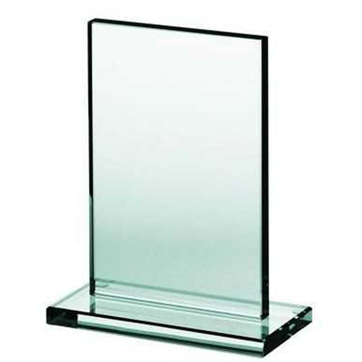 Glas pokal firkantet med fod 15 x 20 cm