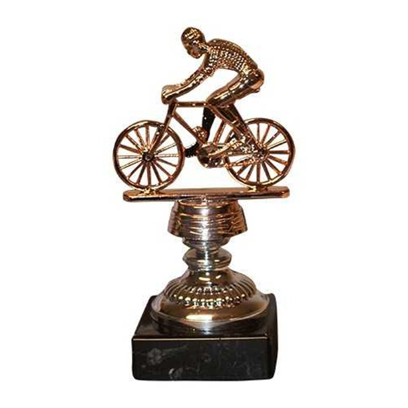 Billede af Statuette cykelrytter Bronze 10 cm