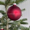 Min første jul julekugle, rød mat | Gratis gravering