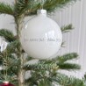 Min første jul julekugle, hvid blank | Gratis gravering