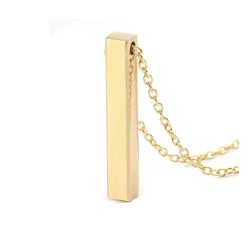 Dahl Stav forgyldt vedhæng inkl. kæde