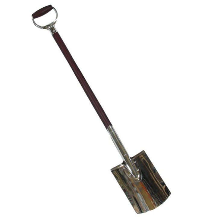 Forkromet spade til første spadestik | Gratis indgravering