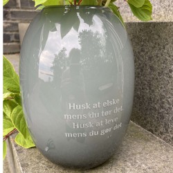 Piet Hein Super Vase 20 cm Opal hvid