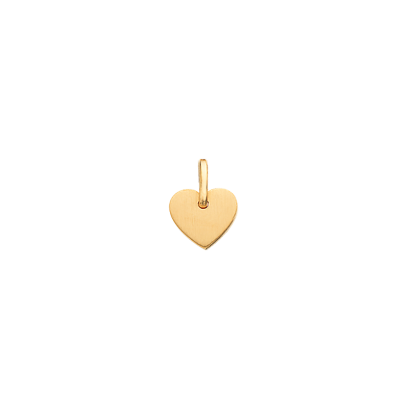 Scrouples Lovetag charms forgyldt hjerte vedhæng inkl. kæde