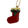 Juleophæng julesok metal 4 cm
