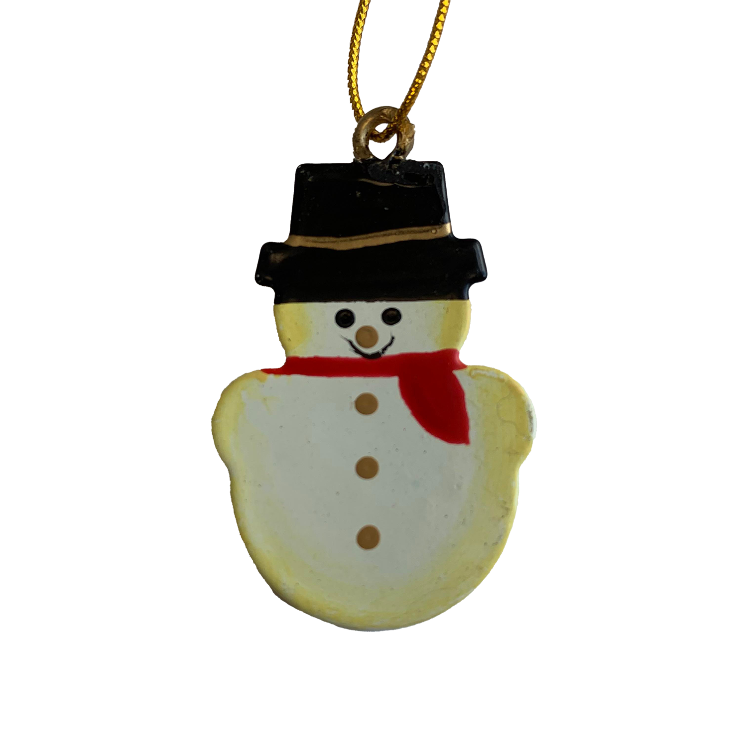 Juleophæng Snemand metal 4,5 cm