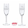 Gourmet champagneglas 2 stk