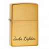 Zippo Lighter Brushed Brass