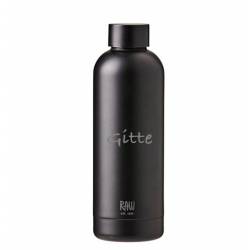 RAW TO GO termoflaske matte black