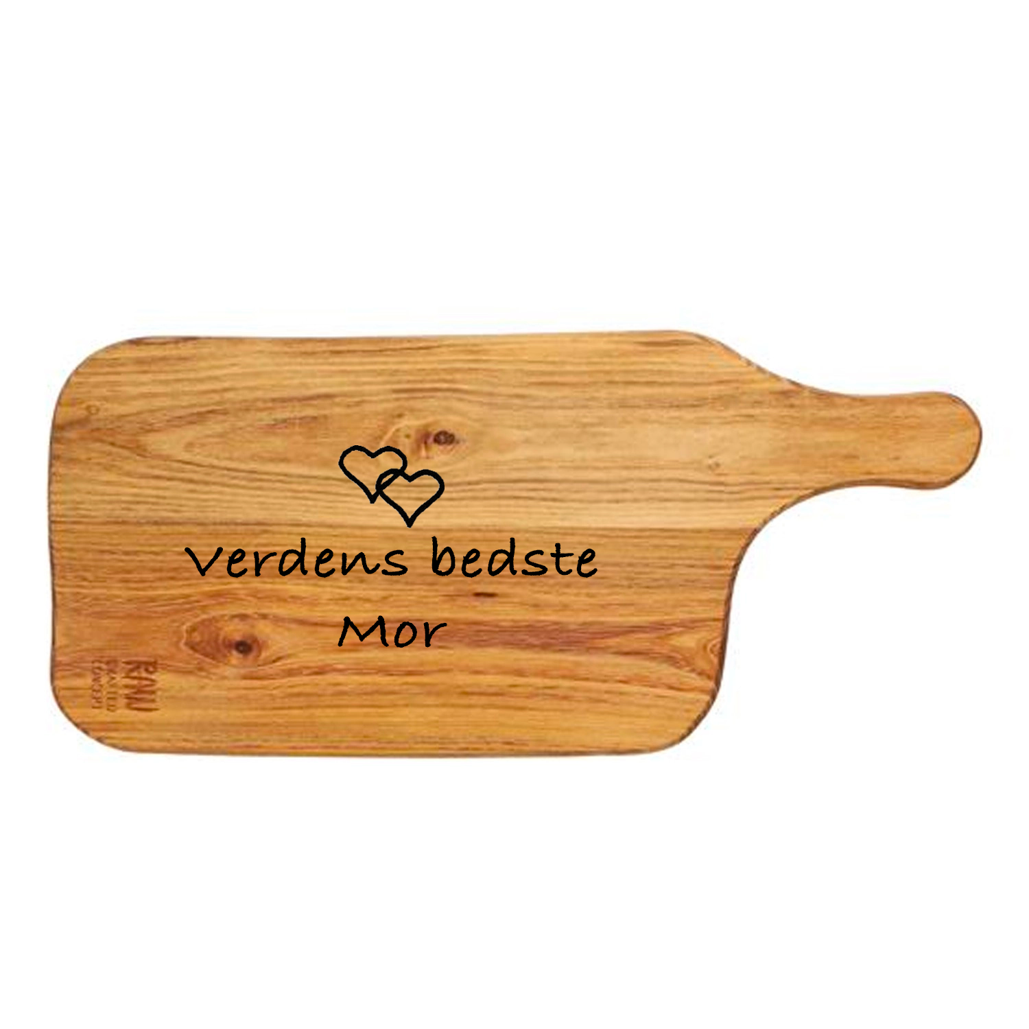 RAW Teak skærebræt 37,5 x 17 x 1,5 cm