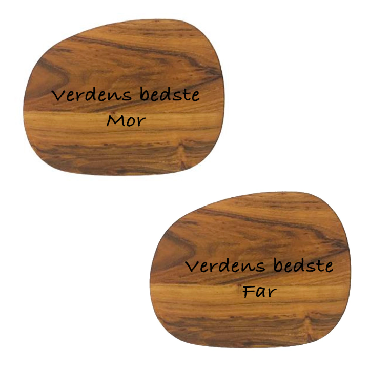 Smørebræt i teaktræ fra Aida design | Hurtig levering