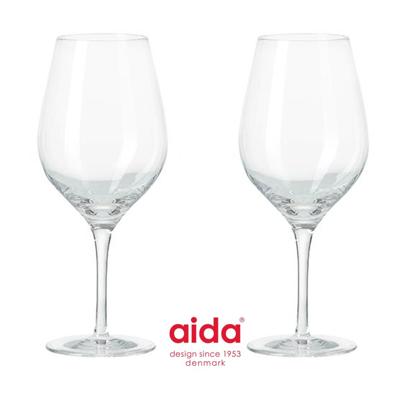 Se Aida Passion Connoisseur rødvinsglas til kraftige mørke vine 2 stk hos Dahls Gravering