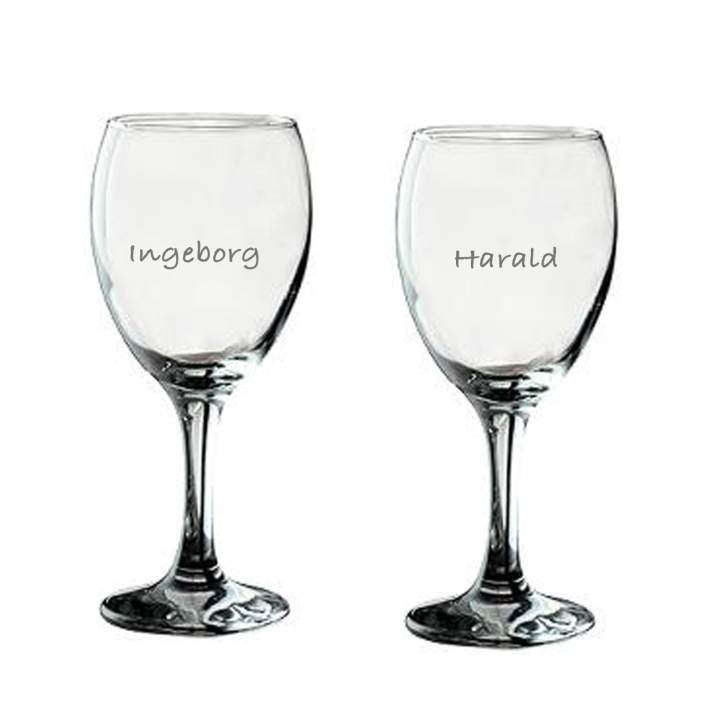 Hvidvinsglas fra Aida | De perfekte glas til bordet inkl. gratis gravering