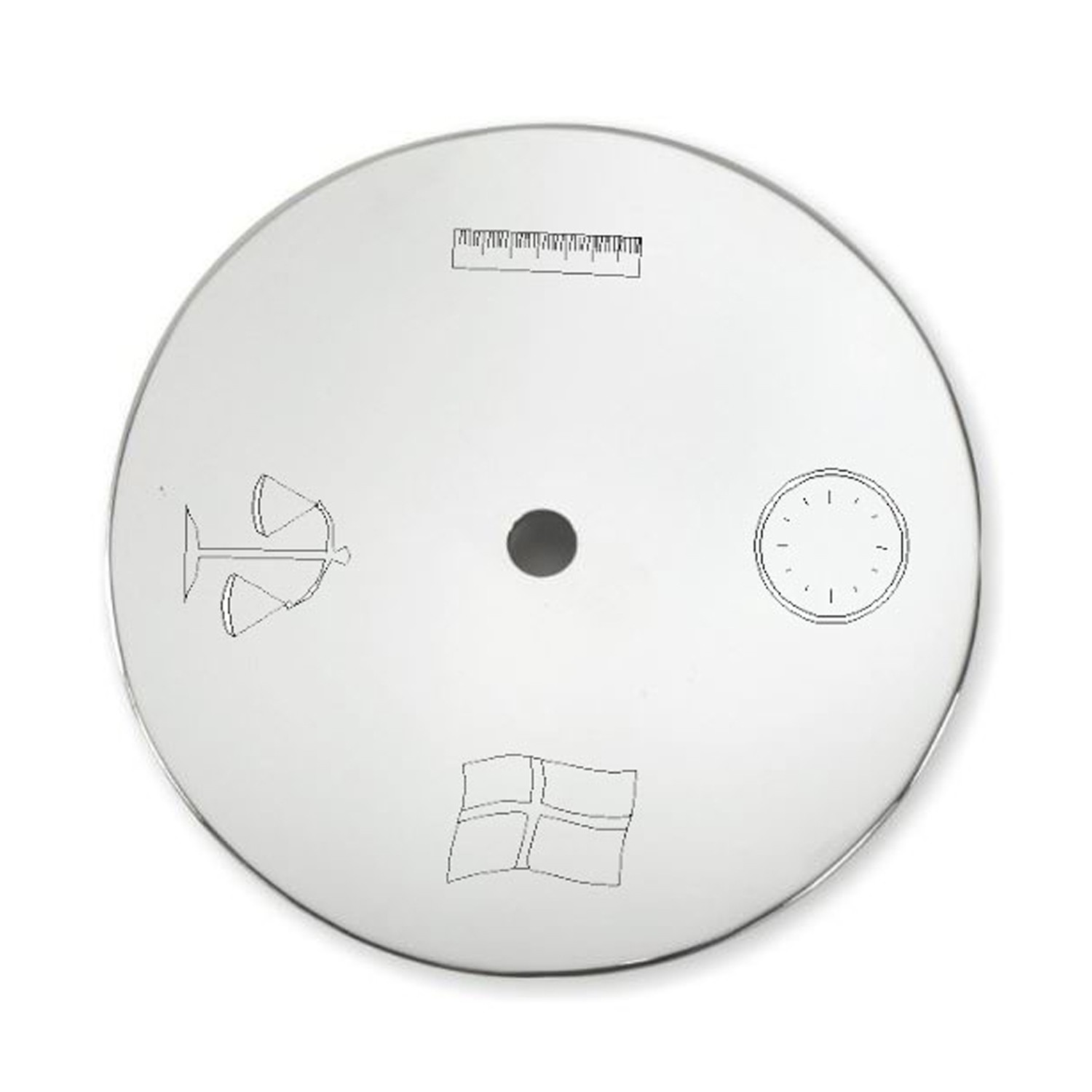 Nordahl Andersen Navngivningsflag 30 cm sølv - Fod