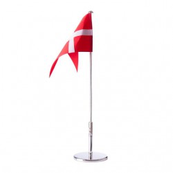 Nordahl Andersen Bordflag m. dåbsmotiver 30 cm Krom