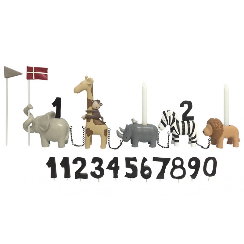 Kids By Friis Fødselsdagstog Safaridyr