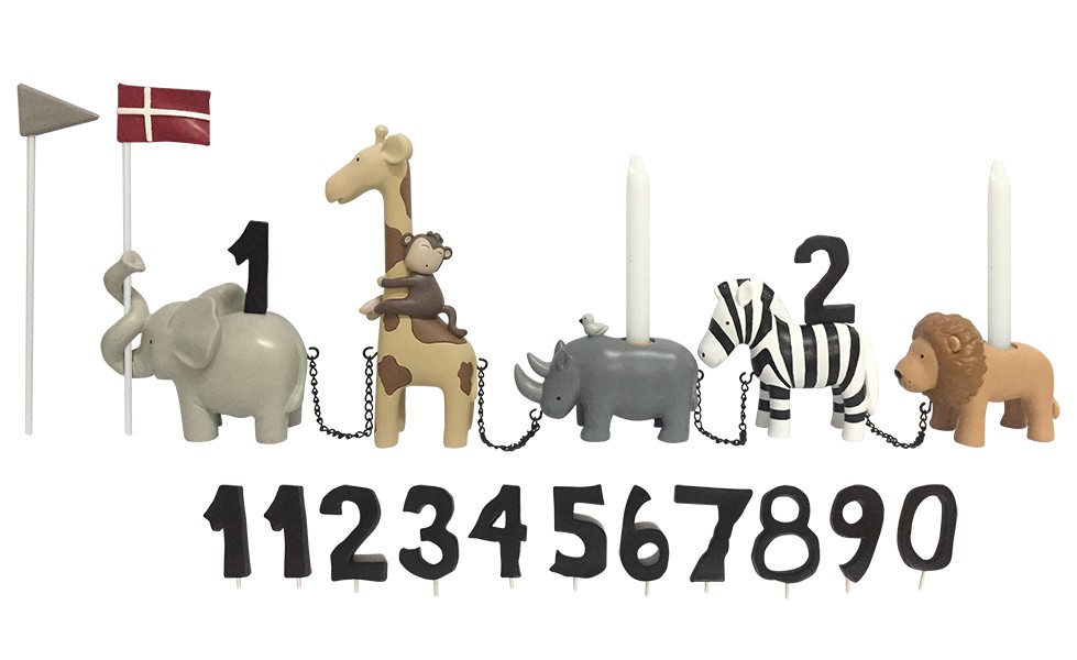 Kids By Friis Fødselsdagstog Safaridyr