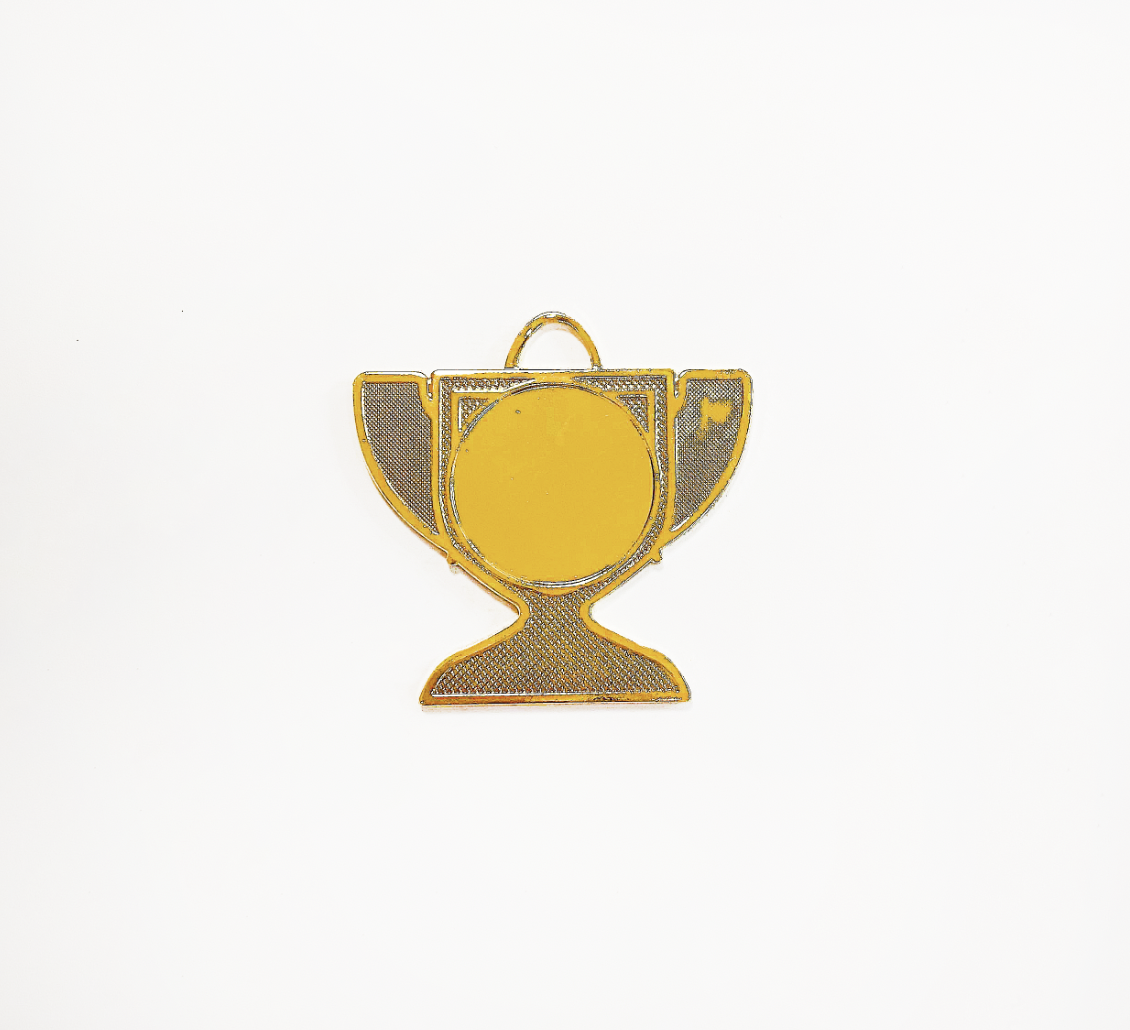 Pokal medalje 50 mm inkl. medaljebånd