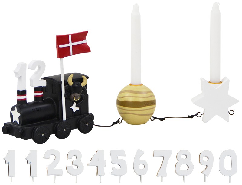 Kids By Friis Fødselsdagstog m. stjernetegn - Tyren