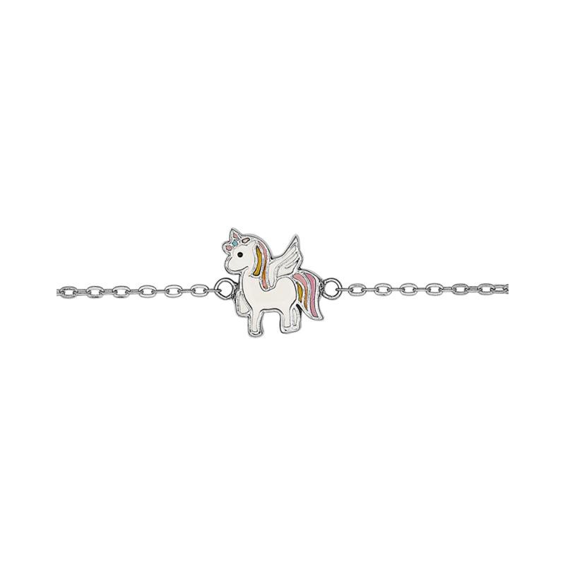 Nordahl Andersen Enhjørning armbånd sølv 14+3 cm