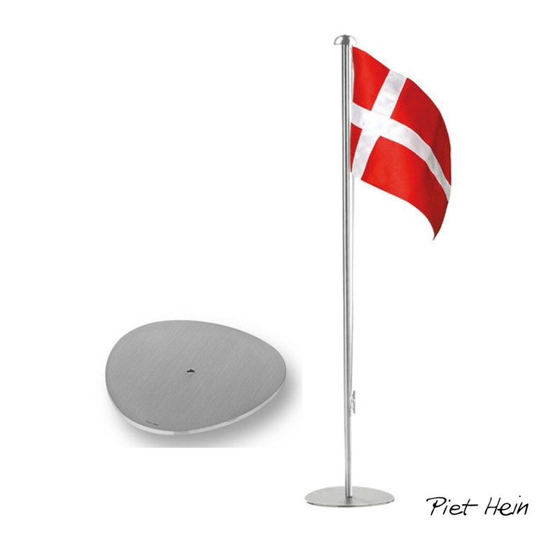 Billede af Piet Hein Bordflag 25 cm stål