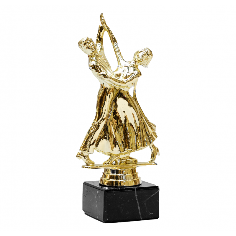 Se Statuette dans guld 16 cm hos Dahls Gravering