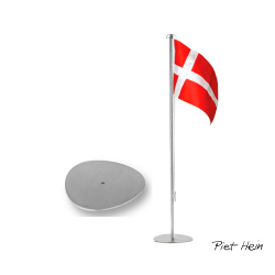 Piet Hein Bordflag 35 cm stål