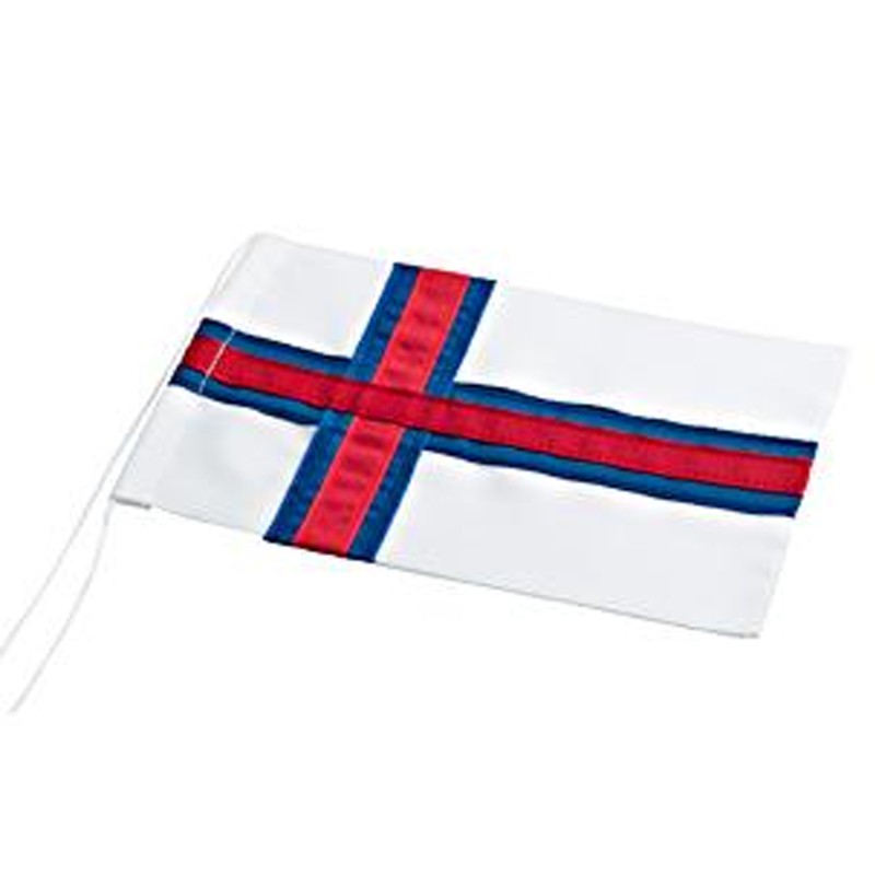 Se Færøsk løst flag til 30 cm bordflag hos Dahls Gravering
