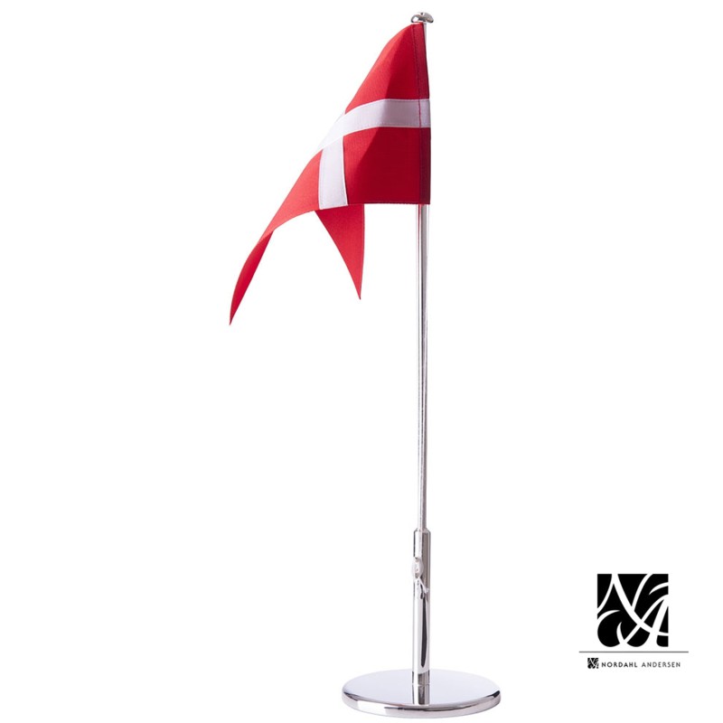 Billede af Nordahl Andersen Bordflag 30 cm Krom hos Dahls Gravering