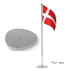 Piet Hein gulvflag 170 cm stål