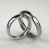 Scrouples Vielsesring - Forlovelsesring - Sølv - 4 mm - Rund inderside og rund overflade