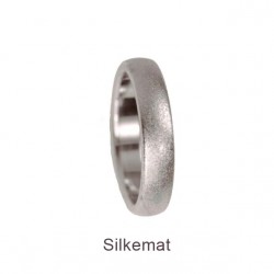 Scrouples Vielsesring - Forlovelsesring - Sølv - 5 mm - Rund inderside og rund overflade