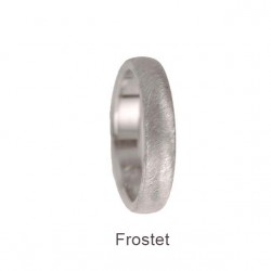 Scrouples Vielsesring - Forlovelsesring - Sølv - 5 mm - Rund inderside og rund overflade