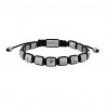 Son of Noa square stål armbånd