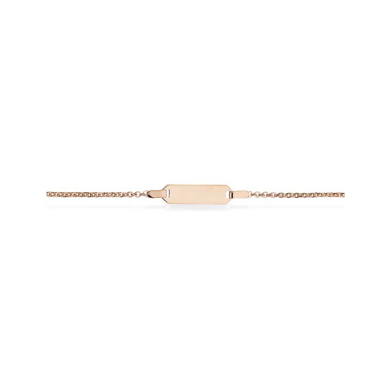 Scrouples Børnearmbånd plade 8 kt guld 14+2 cm
