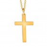 SON of Noa stål forgyldt kors 20 x 29 mm inkl. kæde