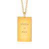 Son of Noa Dogtag blank forgyldt stål inkl. kæde